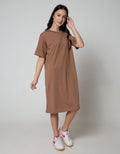 SS MIDI DRESS BUTTON