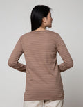 Phenomenal Long Sleeve T-Shirt Embossed Dot Stripe