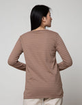 Phenomenal Long Sleeve T-Shirt Embossed Dot Stripe