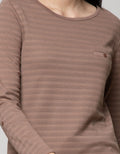 Phenomenal Long Sleeve T-Shirt Embossed Dot Stripe