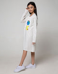 LS MIDI DRESS SEQUINS