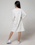 LS MIDI DRESS SEQUINS