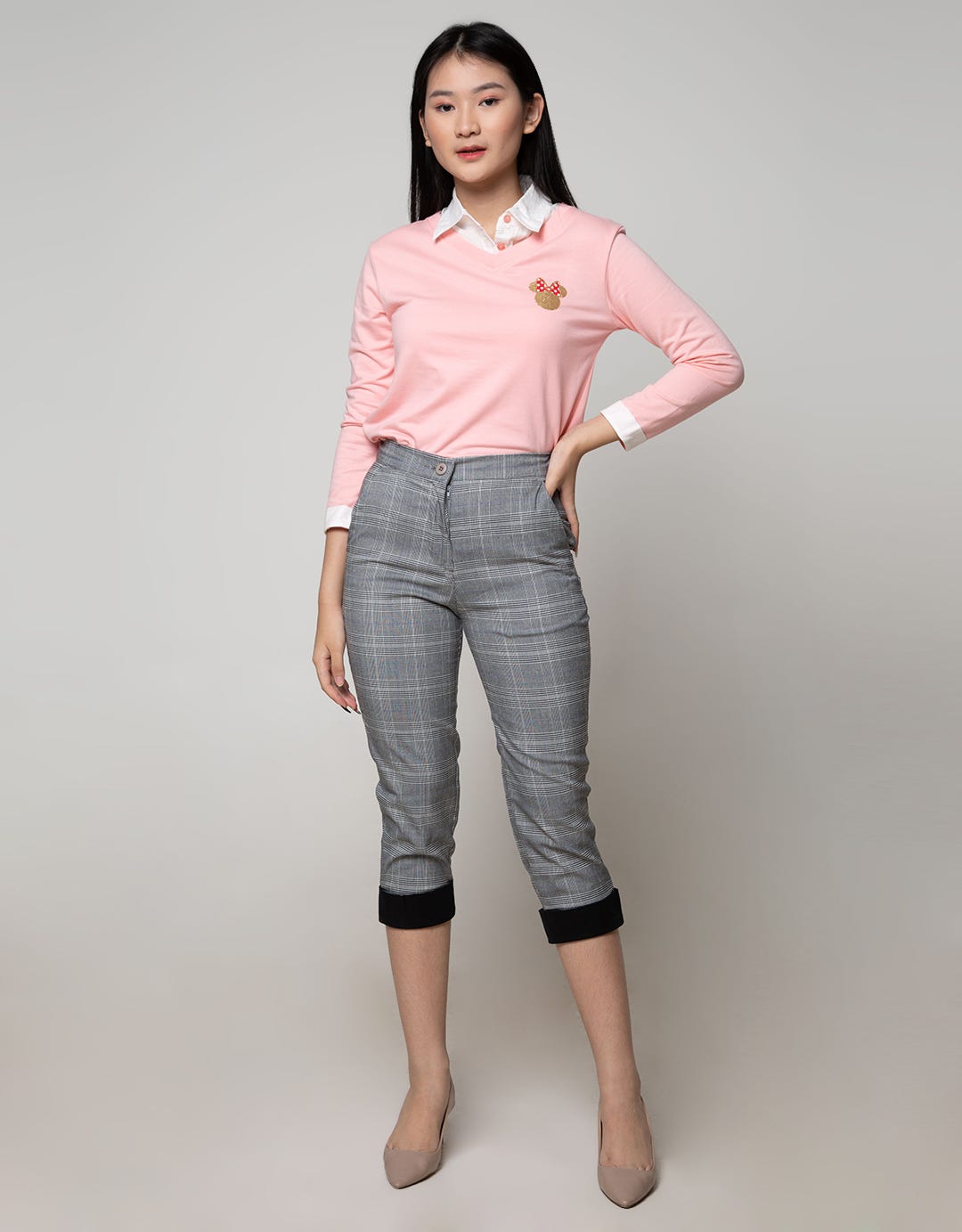 LONG PANTS ROLLED UP