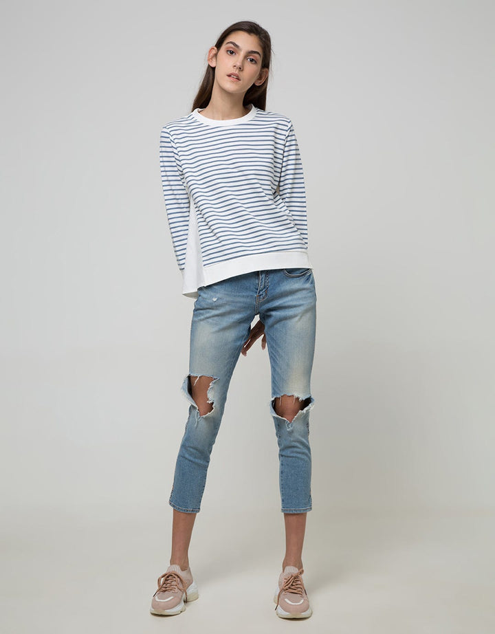 SWEATSHIRT OLIVE TOP