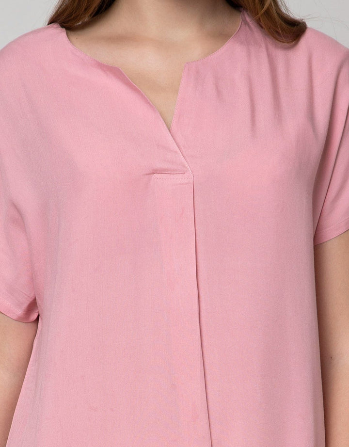 Nevada Short Sleeve Pyjama Pants Plain Pastel Fika