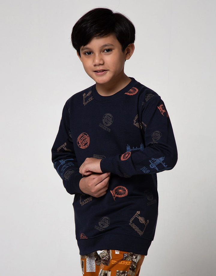 Aero Sweatshirt Knitting Fullprint