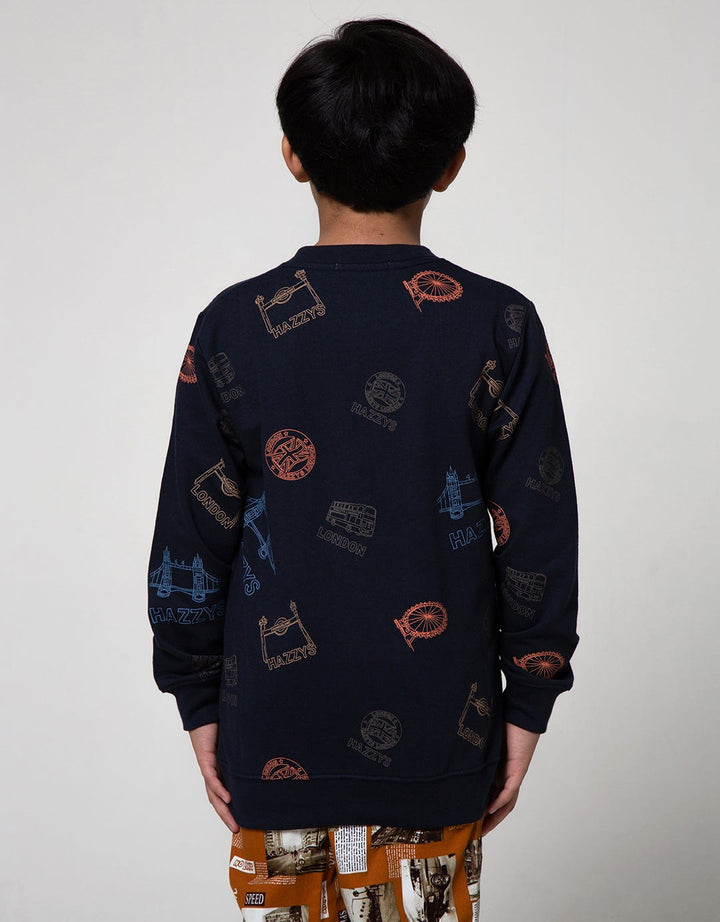 Aero Sweatshirt Knitting Fullprint