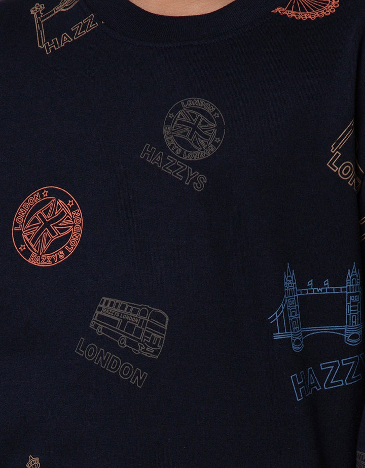 Aero Sweatshirt Knitting Fullprint