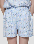 Nevada Flower Bunny Baju Tidur One Set Wanita