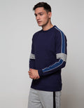 SWEATSHIRT LS-SOLID-