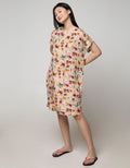 SS MIDI DRESS WHITE
