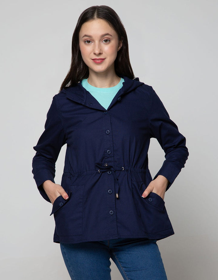Nevada Long Sleeve Blouse Solid Jacket