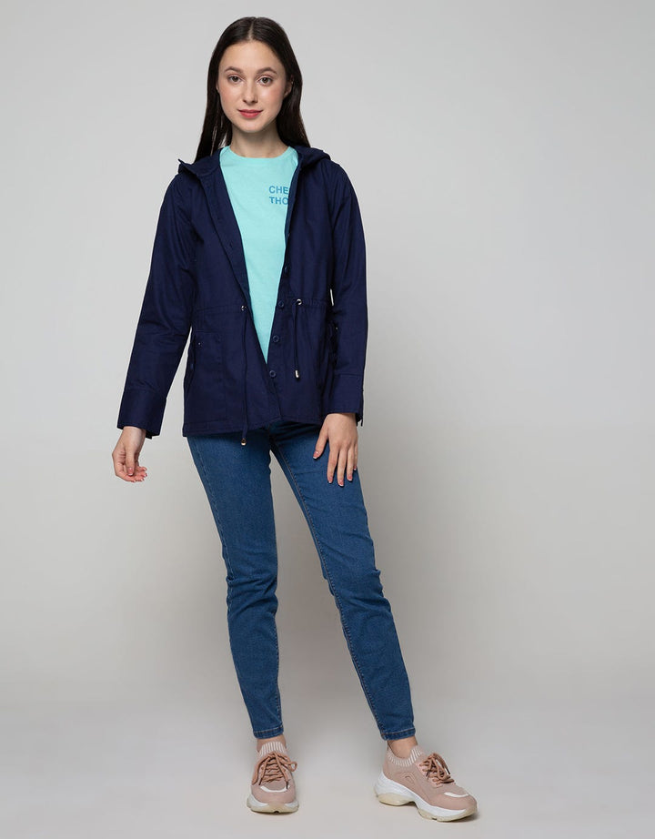 Nevada Long Sleeve Blouse Solid Jacket