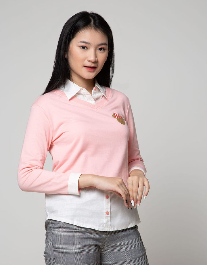 Disney Sweater Combo Woven Minn