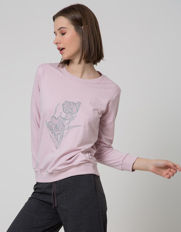 Nevada Sweatshirt Flower Lace