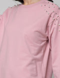 Nevada Long Sleeve Midi Dress Pearl