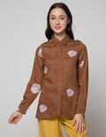 Details Long Sleeve Shirt Choc Top