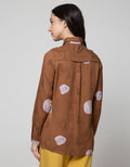 Details Long Sleeve Shirt Choc Top