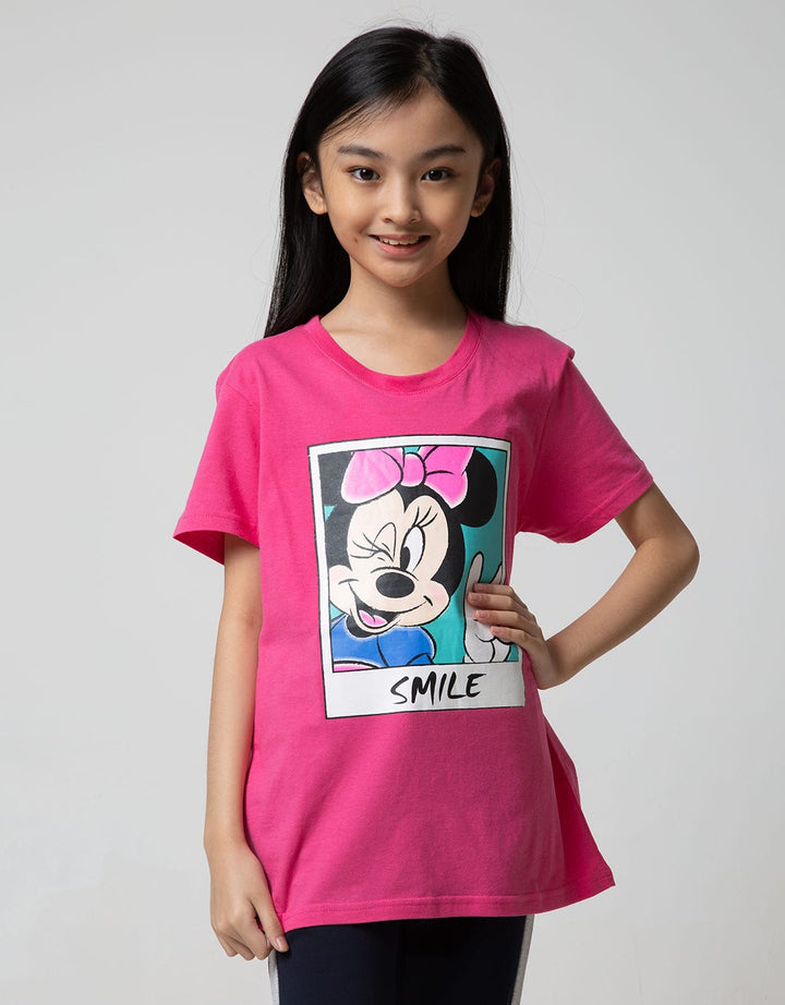 Disney Short Sleeve T-Shirt Minnie Polaroid
