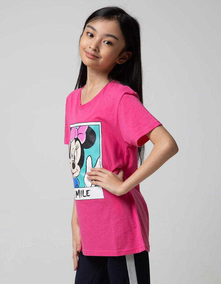 Disney Short Sleeve T-Shirt Minnie Polaroid