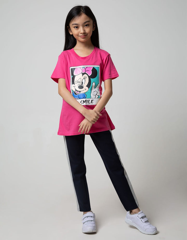Disney Short Sleeve T-Shirt Minnie Polaroid