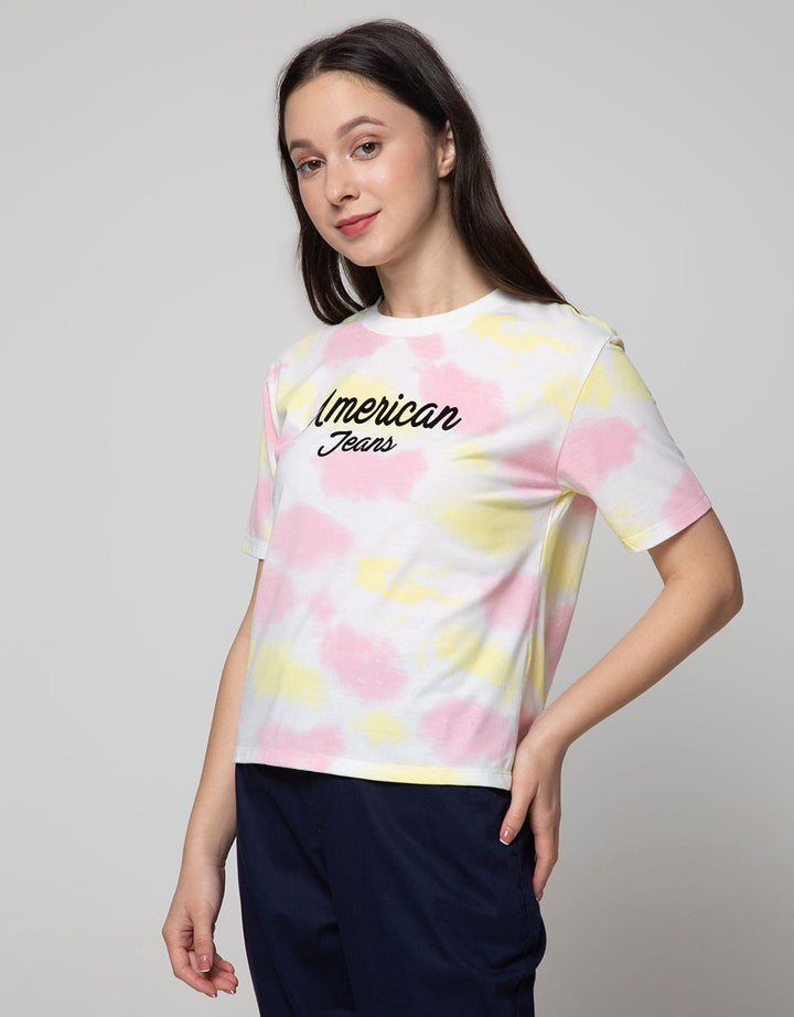 American Jeans Short Sleeve T-Shirt Tiedyed