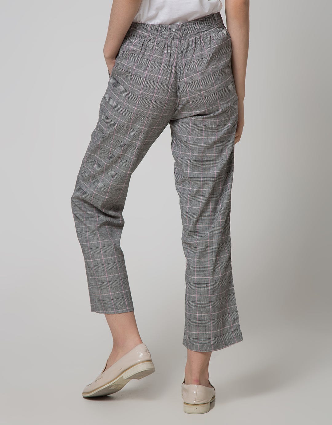 Details Long Pants Palazzo Hounds Pink With Tape