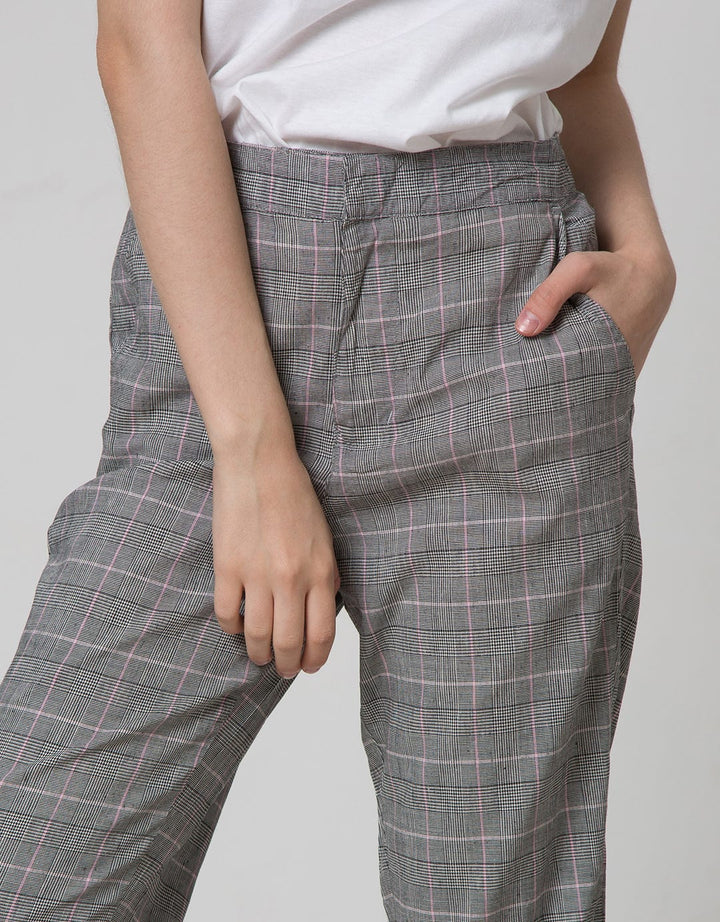 Details Long Pants Palazzo Hounds Pink With Tape
