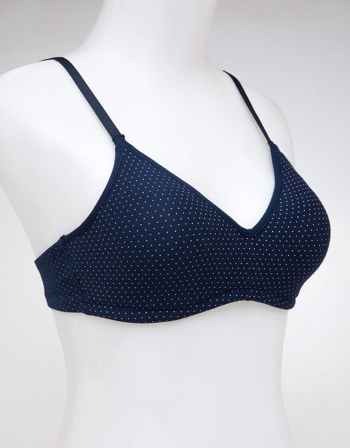 Nevada Non Push Up Regular Dot Print Bra