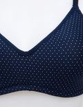 Nevada Non Push Up Regular Dot Print Bra