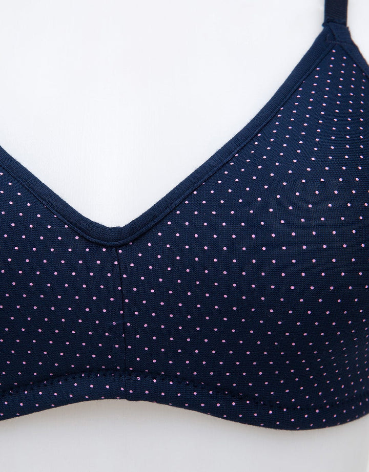 Nevada Non Push Up Regular Dot Print Bra