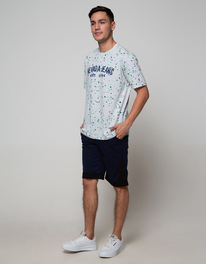 Nevada Short Pants Knit Two Tone Color
