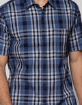 Cardinal Jeans Kemeja Lengan Pendek Print Gingham