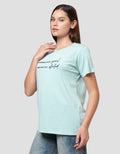 Cardinal Girl Print Remember Your Goal Kaos Wanita