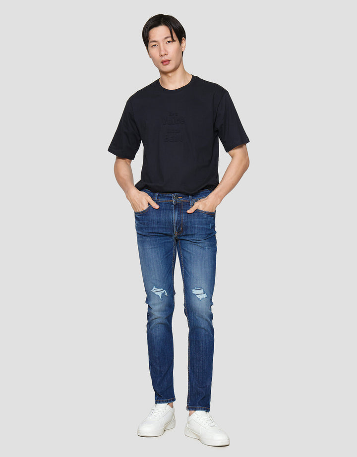 Nevada Denim Slim Destroy Celana Panjang Pria