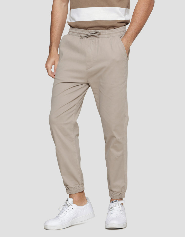 Nevada Basic Color Celana Jogger Pria