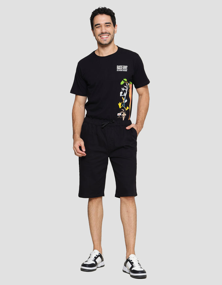 Nevada Woven Twill Texture Swss01 Men's Shorts