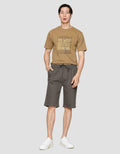 Nevada Woven Twill Texture Swss01 Celana Pendek Pria