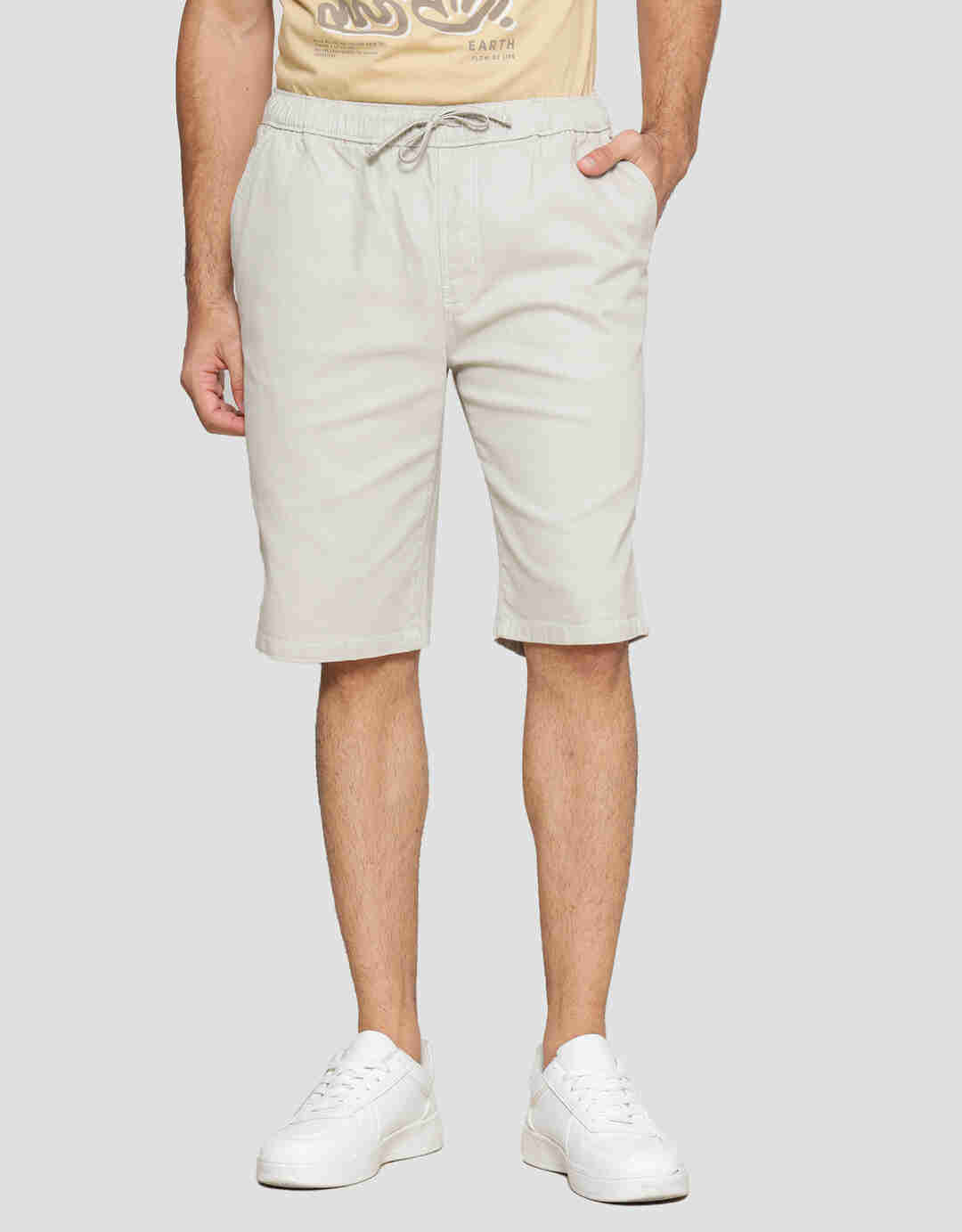 Nevada Woven Twill Texture Swss01 Men's Shorts