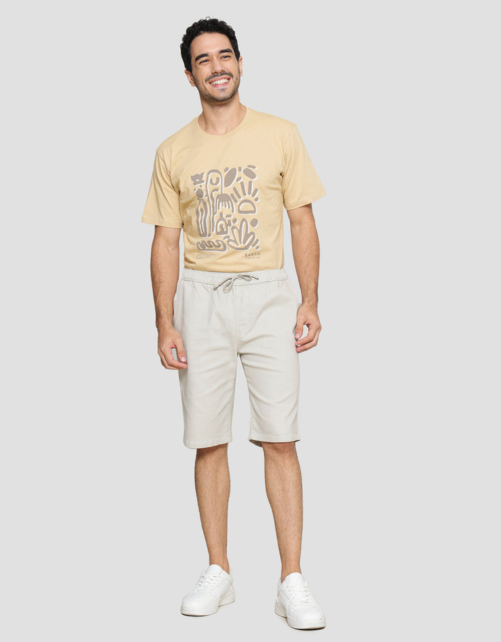 Nevada Woven Twill Texture Swss01 Men's Shorts