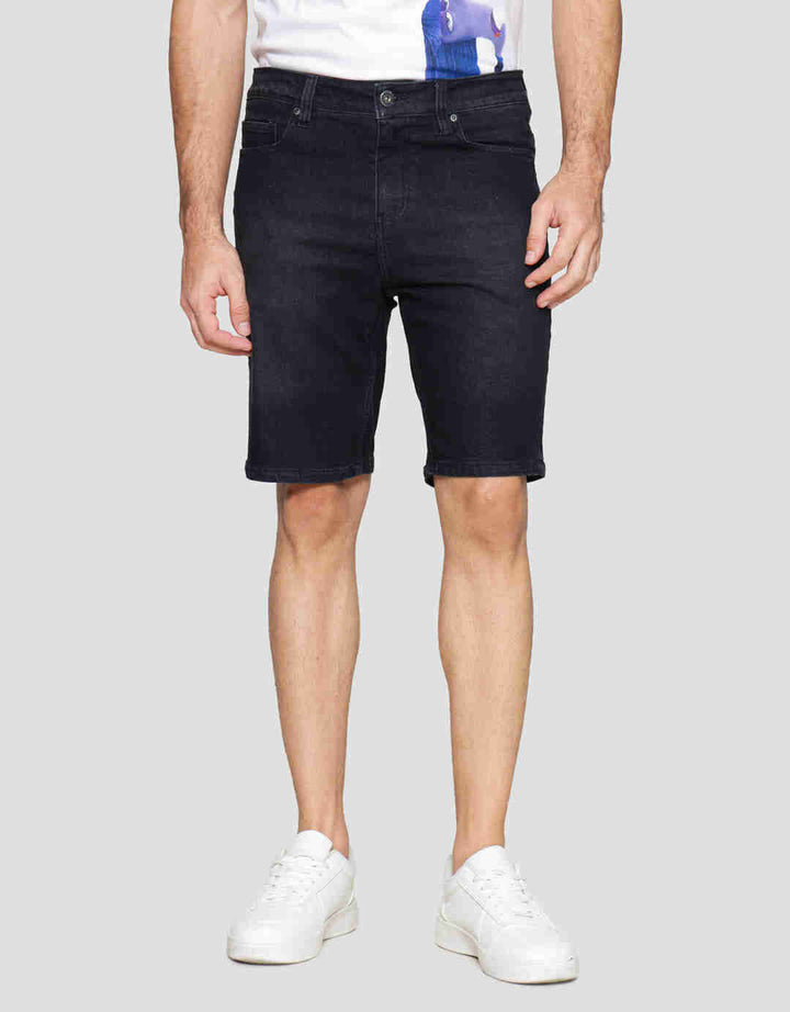 Nevada Basic Slim Fit Celana Pendek Denim Pria