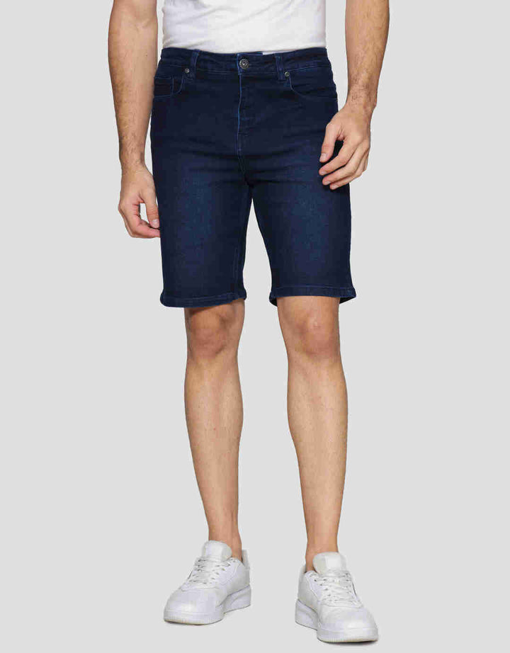 Nevada Basic Slim Fit Celana Pendek Denim Pria