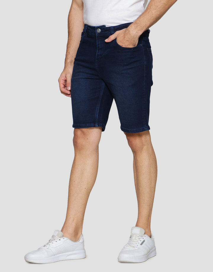 Nevada Basic Slim Fit Celana Pendek Denim Pria