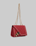 Huer Elye Quilted Flap Sling Bag