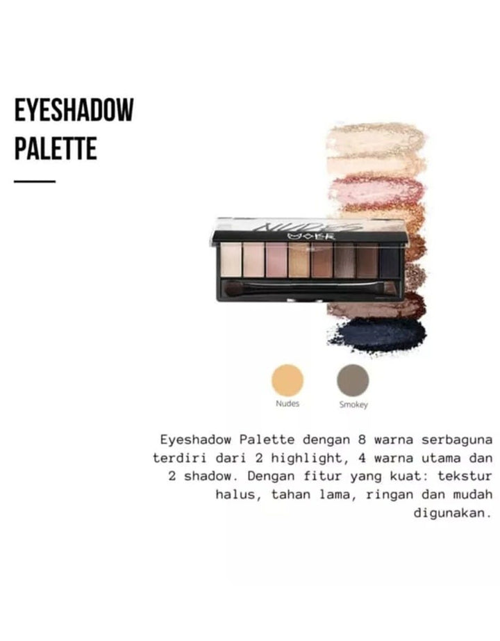 MAKE OVER Eye Shadow Palette Nudes 10 g