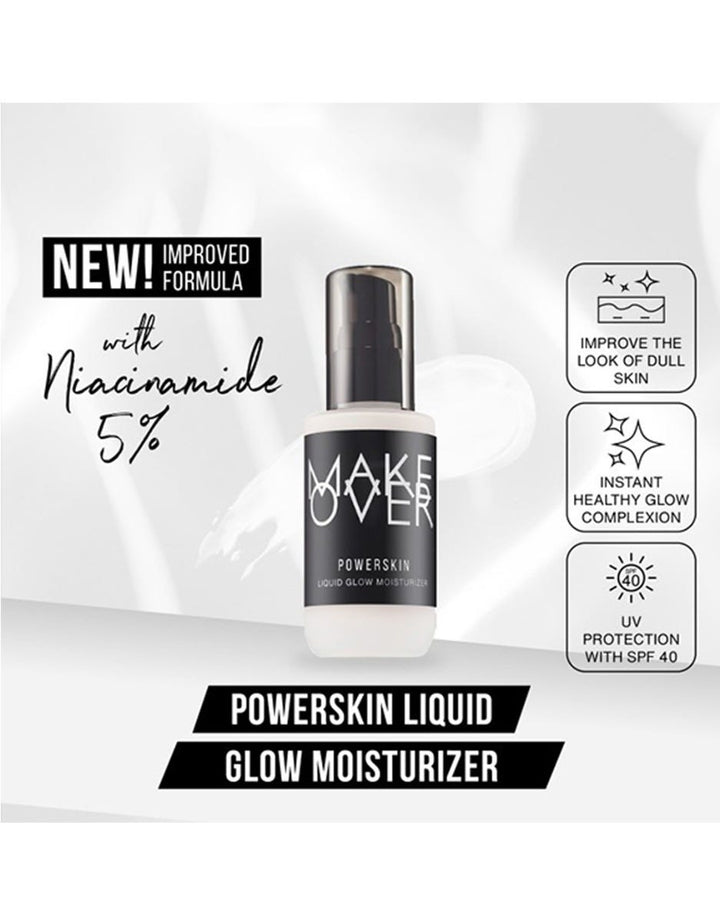 MAKE OVER Powerskin Liquid Glow Moisturizer 45 ml