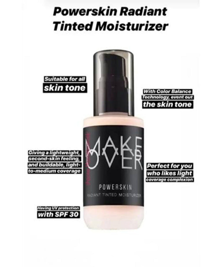 MAKE OVER Powerskin Radiant Tinted Moisturizer 40 ml