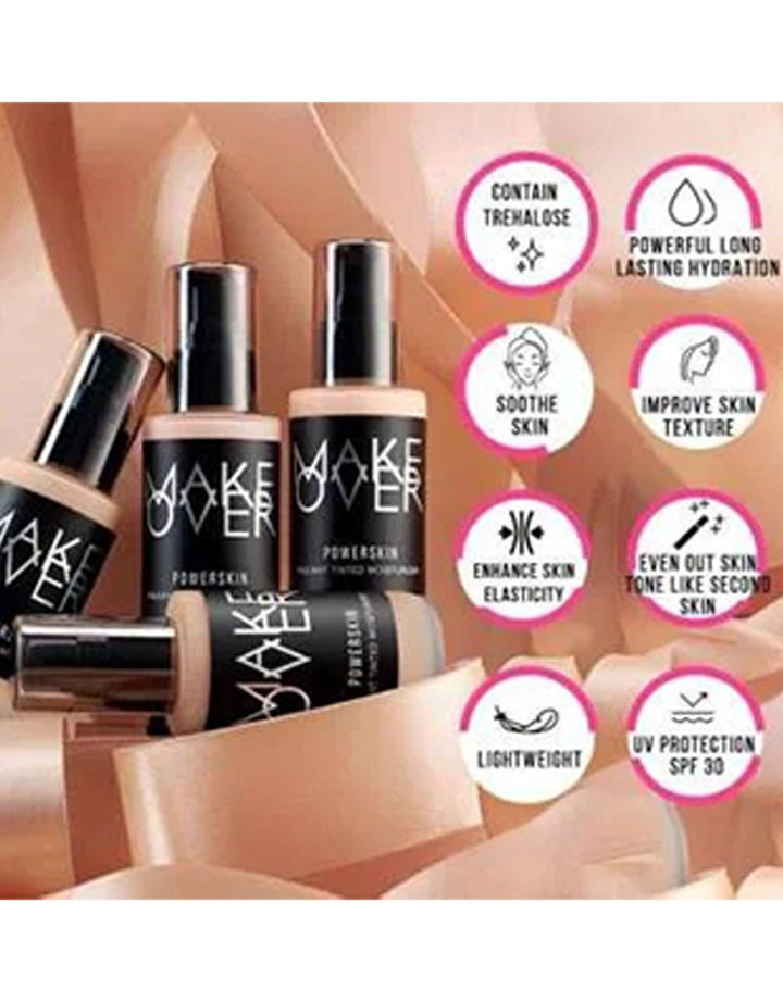 MAKE OVER Powerskin Radiant Tinted Moisturizer 40 ml