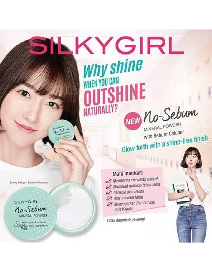 Silkygirl No Sebum Mineral Powder Clear