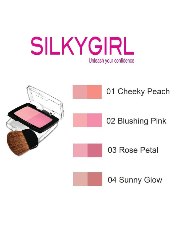 SilkyGirl Shimmer Duo Blusher